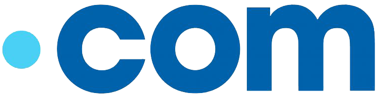 com domain logo
